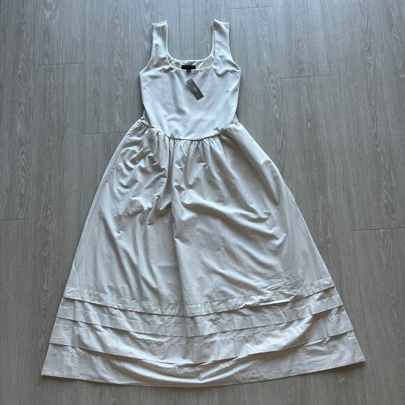 J. Crew Dresses & Skirts - J Crew Drop Waist Mixy Dress Small Natural Pockets
